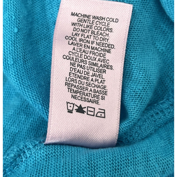 Calypso St Barth 100% Linen Maxi Tank Dress Size Small Blue Scoop Neck Cover Up - Picture 11 of 12